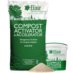 Elixir Gardens Compost Activator & Accelerator/Compost Maker 4.5-0-0 Various Sizes 250g-25kg | 5kg Bag | Treats over 37sqm