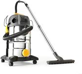 Vacmaster Wet & Dry Vacuum Cleaner 30L with Push Clean Filter. 240V L Class Industrial Dust Extractor. 1400W Motor, Power Take Off & HEPA 13 Filtration. For Commercial & Professional Use