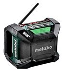 Metabo Battery Construction Site Radio R 12-18 DAB+ BT - 600778850 - Robust Radio with Digital DAB+ Reception, Bluetooth and High Sound Quality - Batteries Included - Battery Not Included