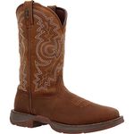 Durango Men's 11 Inch Pull-On Steel Toe DB4343 Western Boot, Brown, 8.5