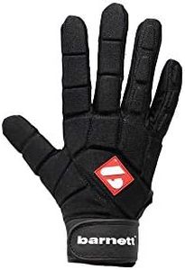 BARNETT FRG-03 Guantes de fútbol Americano, Receptor, Negros (S)