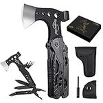 Multi Tool Axe, Embedo Foldable 15 in 1 Multitool Survival Equipment, Gift for Birthday/Father’s Day/Valentines,Gadgets for Men Outdoor, Camping, Hiking, Simple Repair