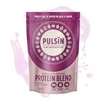 Pulsin - Complete Berry Vegan Protein Blend - 20g Plant Based Protein - Natural, Gluten Free & Plant Based Shake Powder - Faba Bean, Pea & Pumpkin Seed Blend