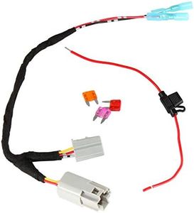 RED WOLF 12 Volt Power Adapter Wiring Harness Switch Connector Plug w/Fuse for Chrysler Dodge Ram 2001-2022 Power Outlet to Add Backup Camera CB Radio Radar Detectors Portable GPS