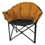 Kuma Outdoor Gear Lazy Bear Heated Camping Chair, with Carry Bag, Heavy Duty 350lbs Capacity, Camping Gear for Outdoor, Hiking, Picnic, Fishing, BBQ and Camping Events (Sierra/Black)