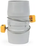 Camco Easy Slip Internal Hose Coupler with Slip-Lock Rings - Securely Connects Two Sewer Hoses Together , Odor and Leak Proof Connection (39163)