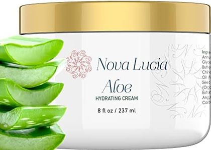 Large 8 oz Container Hawaiian Aloe Vera Face Moisturizer to use Day or Night for Sunburn Relief, Eczema, Anti Wrinkle for Men Women all Skin Types better than Aloe Vera Gel, 100% Pure Aloe Vera Juice