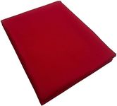 LUMANSUO 100% Cotton Fabric by The Yard，Quilting Fabric for Sewing,Crafts,Embroidery,Quilt Backing, Width 64 inches by Length 2 Yards Red Muslin Fabric