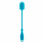 Chicco Silicon Bottle Cleaning Brush with Easy Grip Handle | Extra-soft, Anti-scratch Bristles | Round Bristles for 360 Degree Cleaning