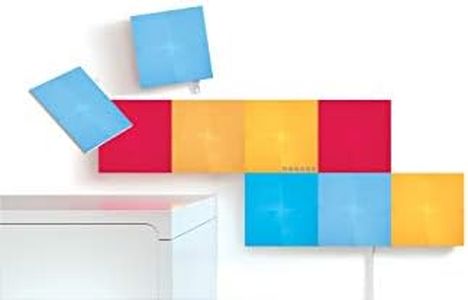 Nanoleaf Canvas Starter Kit, 9 Light Squares, Smart LED RGBW Wall Lights - Modular Wi-Fi Colour Changing Mood Light Panels, Works with Alexa Google Assistant Apple Homekit, for Room Decor & Gaming