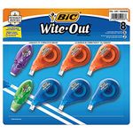 BiC White-Out Tapes 8-Pack (5- Regular, 3- Mini)