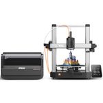 ANYCUBIC Kobra 3 Combo 3D Printer Smart Multicolor Printing(4 to 8 Colors), 600 mm/s High Speed FDM 3D Printer, LeviQ 3.0 Auto-Leveling, RFID Sync, 250 * 250 * 260mm Larger Printing Size