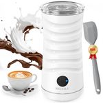 Secura Electric Milk Frother, Automatic Milk Steamer, 4-in-1 Hot & Cold Foam Maker-8.4oz/240ml Milk Warmer for Latte, Cappuccinos, Macchiato with Silicone Spatula, Silent Operation & Shut-Off