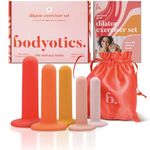 Bodyotics Silicone Dilators for Women – Pelvic Floor Exercise Set of 5 in Gradual Sizes