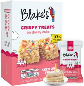 Blake's Crispy Treats Birthday Cake 36 Count, Gluten Free and Vegan Snacks