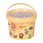 Hama DIY Midi Beads Bucket | Approx. 10.000 Fuse Beads | Mosaic Decoration Arts & Craft for Creative Children Ages 5+ | Colour Mix 50