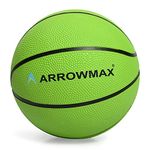 ArrowMax Basketball for Kids Junior Size for Children and Kids, Premium Rubber Material, for Kids 2 3 5 7 + Years Old, Size 3 (Green)