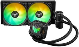 ASUS TUF Gaming LC II 240 ARGB All-in-One Liquid CPU Coolers with Aura Sync, 2X TUF Gaming 120mm ARGB Radiator Fans, Reinforced Tubing, and 6-Year Warranty; Compatible with Latest Intel&AMD CPUs