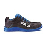 Sparco S0751743NRAZ Practice Shoes, Black/Blue, Size 43