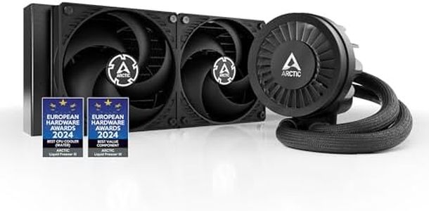 ARCTIC Liquid Freezer III 280 - Water Cooling PC, All-in-One CPU AIO Water Cooler, Intel & AMD Compatible, efficient PWM-Controlled Pump, Fan: 200-1700 RPM, LGA1851 and LGA1700 Contact Frame - Black, ACFRE00135A