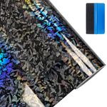 NewL Forged Carbon Fiber Gloss Chameleon Vinyl Wrap Sticker Free Bubble Air Release DIY Decal Car Auto Vehicle Morotcycle Self Adhesive (50cm x 100cm)