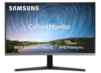 Samsung 27-Inch (68.4 cm) FHD, 1800R Curved 1,920 X 1,080 LED Monitor, VA Panel, Slim Design, AMD Freesync, Flicker Free, HDMI, Audio Port (LC27R500FHWXXL, Dark Blue Gray)