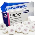 Mints Included - Prank Pill Tablet Box - Xmas Gift Ideal Present for Him Husband Boyfriend Dad Men Uncle Funny Valentines Christmas 40th 50th 60th Secret Santa Birthday Aprils Fools (Anti Cunt)