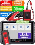 Autel Battery Tester, Code Reader, MaxiBAS BT609 6V-12V Battery 12-24V Cranking/Charging System Analysis Tool, All System Diagnostic, In&Out of Vehicle Test, 28+Service, Better BT608 BT508 BT506 MX808