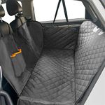 etoidier Dog Car Seat Cover for Back Seat, 100% Waterproof Scratchproof Nonslip Dog Seat Covers for Cars, Back Seat Cover for Dogs with Mesh Window, 600D Heavy Duty Dog Hammock for Cars/Trucks/SUVs.