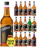 DaVinci Gourmet 1L (1000ML) Syrup for Coffee & Drinks. Pick Any 2 Bottles from 14+ Flavours Inc. Caramel, Vanilla, Hazelnut, Honeycomb, Spiced Chai, Gingerbread, Cinnamon, English Toffeenut and More.