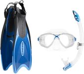 Cressi Palau Marea Bag Snorkelling Packages - Blue/Azure, Medium/Large