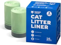 Panther Armor Jumbo Cat Litter Box Liners with Drawstring, 50 count, Extra Large Elastic Liners, Unscented Cat Litter Liners to Keep Your Home Clean, Kitty Litter Bags, Cat Waste Bags, Pet Supplies