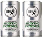 SoftSheen-Carson Magic Skin Conditioning Shaving Powder, Depilatory. With Aloe & Vitamin E. Helps Stops Razor Bumps. 4.5 oz / 127g (Pack of 2)