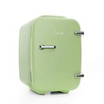 ZASTION CAYNEL Mini Fridge Portable Thermoelectric 4 Liter Cooler and Warmer for Skincare, Eco Friendly Beauty Fridge For Foods,Medications, Cosmetics, Breast Milk, Medications Home and Travel