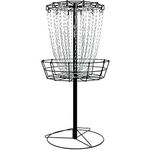 MVP Black Hole Practice 24-Chain Portable Disc Golf Basket Target