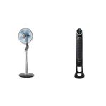 Rowenta VU5670 Turbo Silence Stand Fan + Honeywell HYF290BCM1 QuietSet Tower Fan Bundle