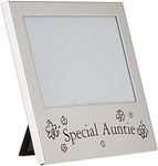 5" x 3" Special Auntie Photo Frame Silver Satin Occasion Gift Present 73500