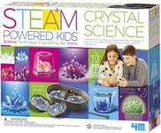 4M Deluxe Crystal Growing Combo Steam Science Kit - DIY Geology, Chemistry, Art, STEM Toys Gift for Kids & Teens, Boys & Girls Kids Toys