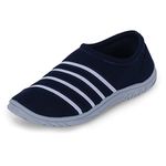 DOCTOR EXTRA SOFT Memory Foam Women's Shoes for Walking Gym Training,Casual, Sports,Slip-On,Lightweight Lace Up Athletics Slipon Running Sneaker for Ladies and Girls D-1002-NAVY-5 UK