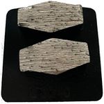 (9-Pack) Premium Diamond Grinding Discs Grinder Pads Compatible with Husqvarna PG Floor Grinders, Grinding Concrete Floor, Soft Bond, 30/40 Grit