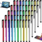 FYSL 50 Pieces Universal Capacitive Touch Pens, Stylus Pen with Clip Design, Universal Stylus Touch Pen for Tablet, iPad Mini, iPad Pro, iPad Air, Smartphone, Samsung Galaxy