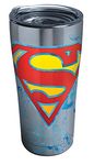 Tervis 1312108 DC Comics - Superman Lineage Stainless Steel Insulated Tumbler with Lid, 20 oz, Silver