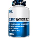 Evlution Nutrition Tribulus Terrestris for Men - Maximum Potency 90% Saponins Pure Tribulus for Men Stimulant Free Supplement for Men Traditionally Used for Virility & Vitality - Vegan & Gluten Free