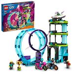 Lego City Ultimate Stunt Riders Challenge 60361 Building Toy Set (385 Pieces)