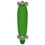 Yocaher Complete Longboard Kicktail 70'S Shape Skateboard W/ 71Mm Wheels, Green