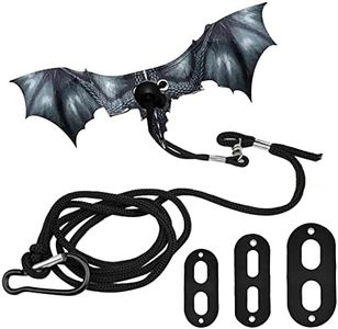 Bearded Dragon Leash, Adjustable Portable Reptile Leash with Cool Wings for Gecko, Bearded Dragon, Chameleon, Iguana, Hamster, Guinea Pig (S+M+L)