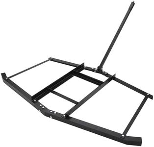 Driveway Drag 74" Width, Tow Behind Drag Harrow 35" Length, Driveway Tractor Harrow with Pin-Style Hitch, Heavy Duty Steel Driveway Grader for ATV, UTV, Garden Lawn Tractors