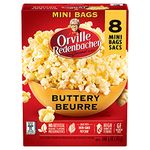 Orville Redenbacher Buttery Microwave Popcorn (8 x 43 Gram Mini Bags Total)