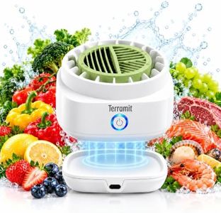 Fruit and Vegetable Washing Machine, 2026 Pure Titanium Hydroxy Ion Produce Fruit Cleaner Device with Cyclone Vortex Cleaning, IPX7 Waterproof Wireless Vegetable Purifier for Kitchen