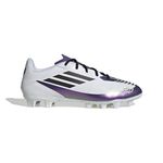 adidas Unisex-Adult F50 Club Messi Flexible Ground, White/Black/Unity Purple, 8